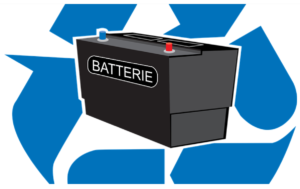 recyclage de batterie de voiture