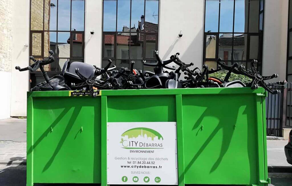 recyclage mobilier bureau