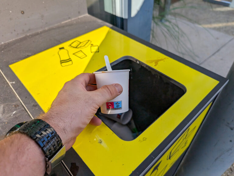 recyclage gobelet