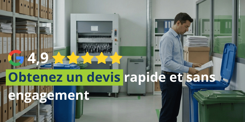 Obtenez un devis de destruction d’archives rapide et sans engagement